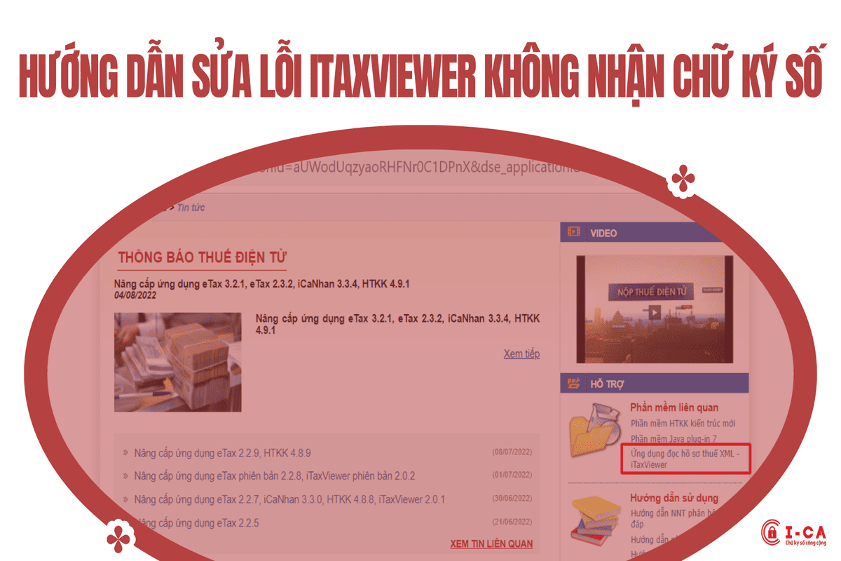 Hướng dẫn sửa Lỗi ItaxViewer không nhận chữ ký số